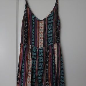 Lush Aztec Patterned Romper